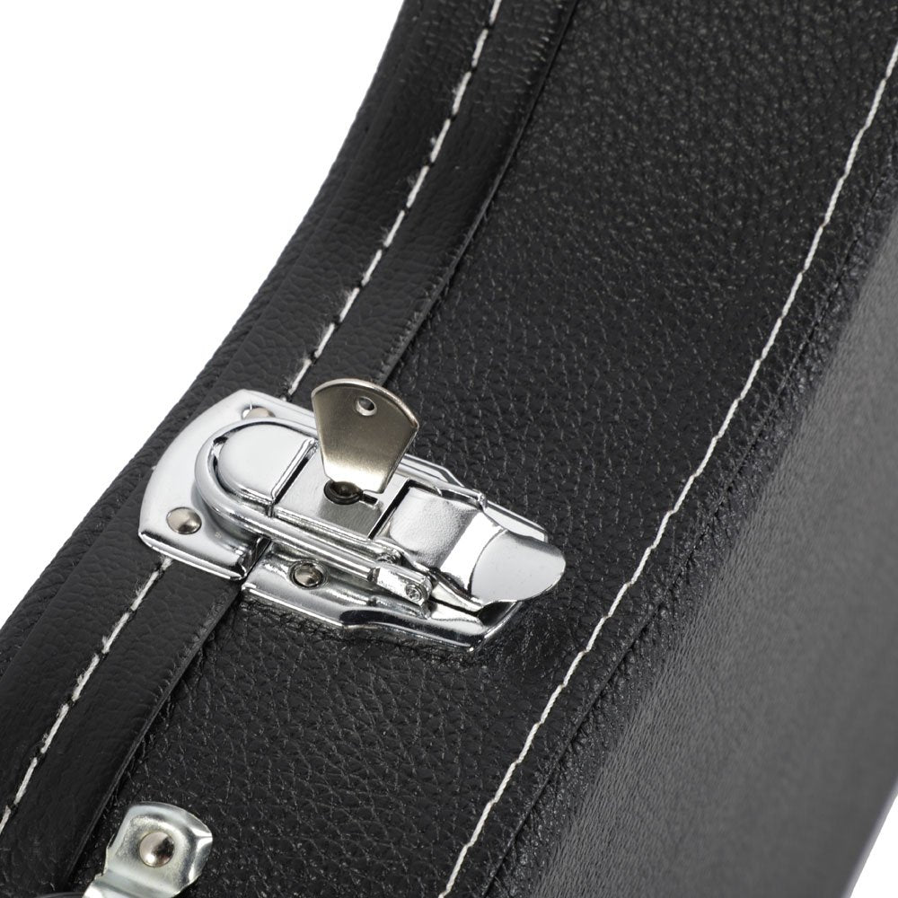 Ktaxon Electric Guitar Hard Case, Wooden Hard Shell Protective Carrying Case For Kst Style Electric Guitar With Lock Latch Paddi